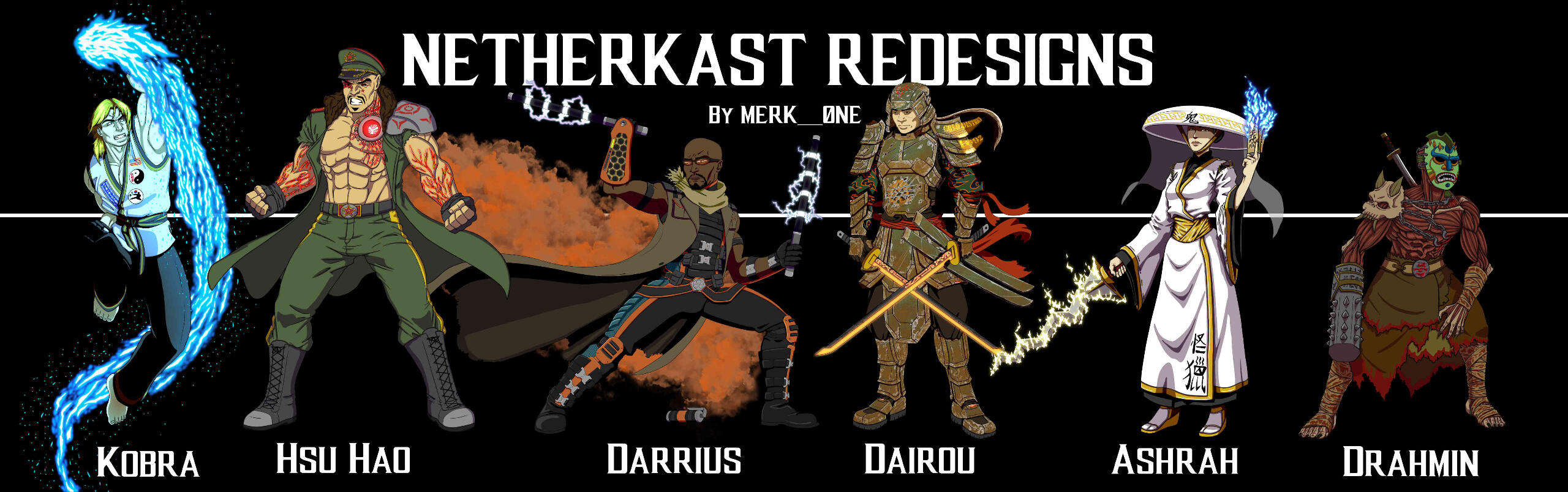 Netherkast MK Character Redesigns